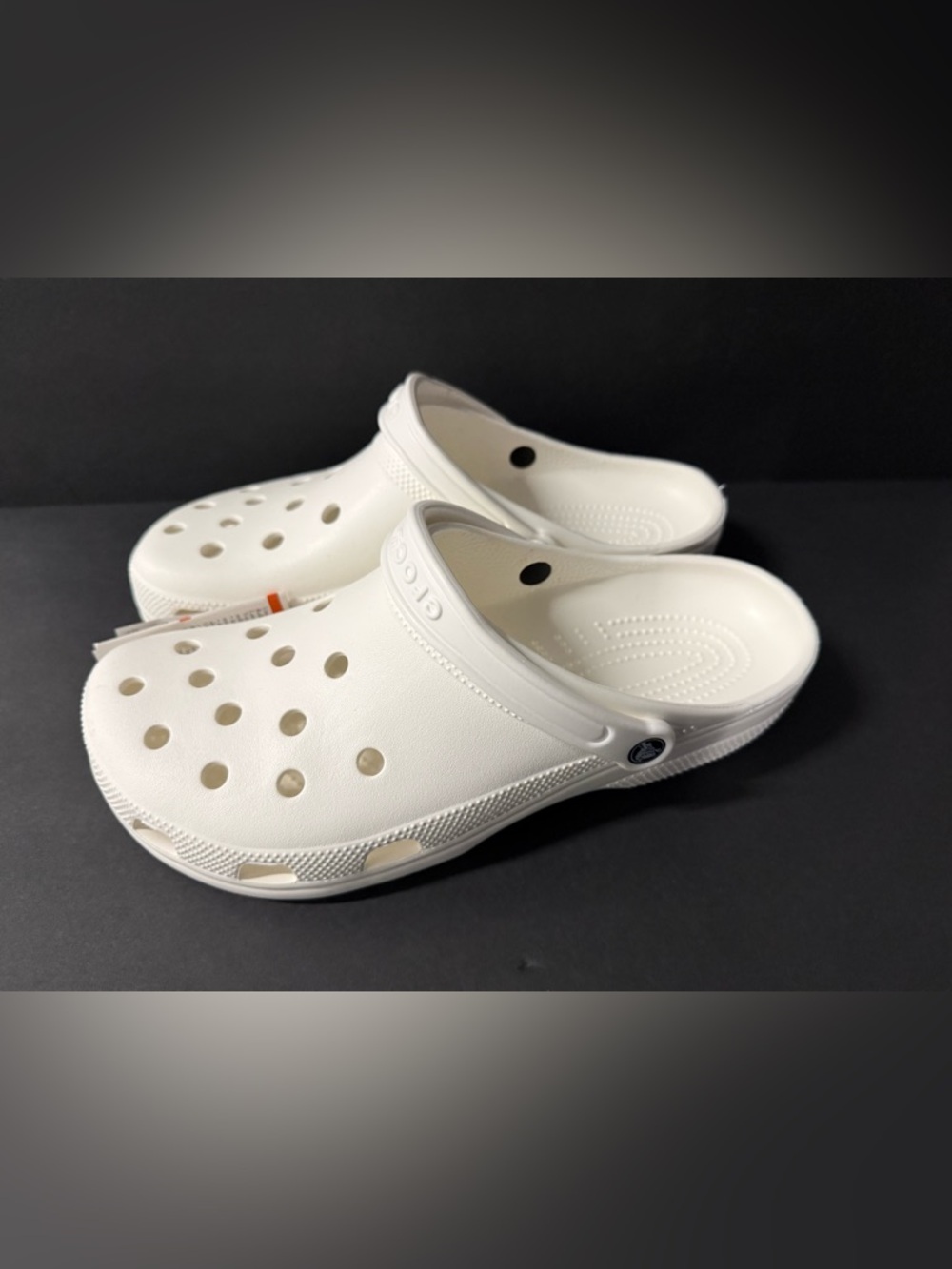 Crocs Classic Clog Mens Size 13 White Beach Walking Outdoor Slip On Sandals New - Picture 2 of 9